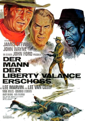 Der Mann, der Liberty Valance erschoss Plakat