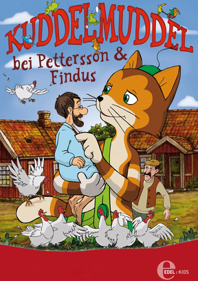 Kuddelmuddel bei Pettersson & Findus Plakat