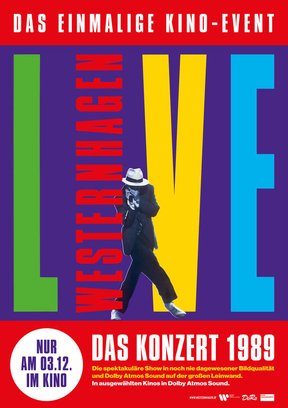 Westernhagen Live - Das Konzert 1989 Plakat